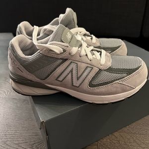 Brand New in Box Without Tags Grey Kids New Balance 990 Sneakers.